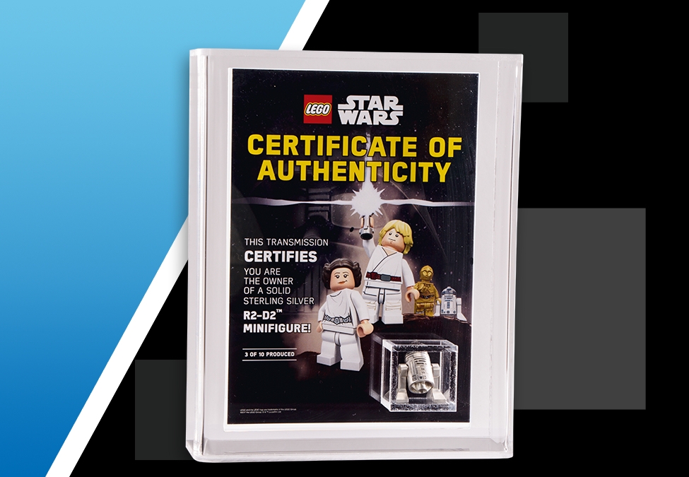 LEGO Star Wars VIP sweepstake sterling silver R2 D2 May the 4th 2023