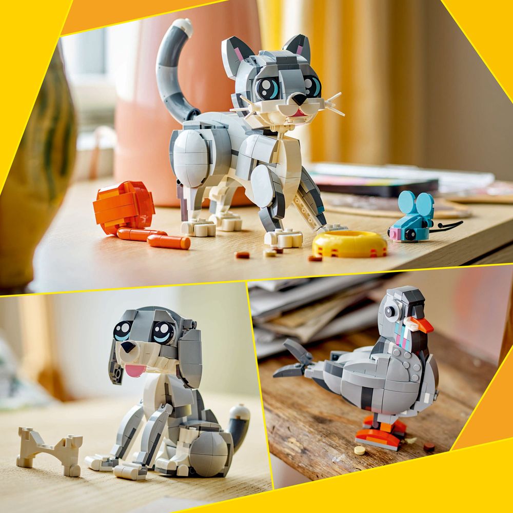 LEGO Creator 3 in 1 31163 Grey Cat 3