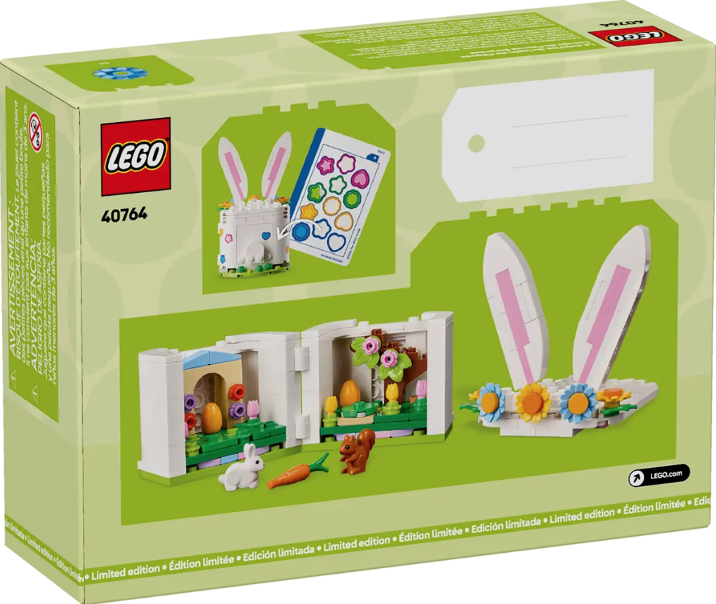 LEGO 40764 Easter Bunny Surprise box back