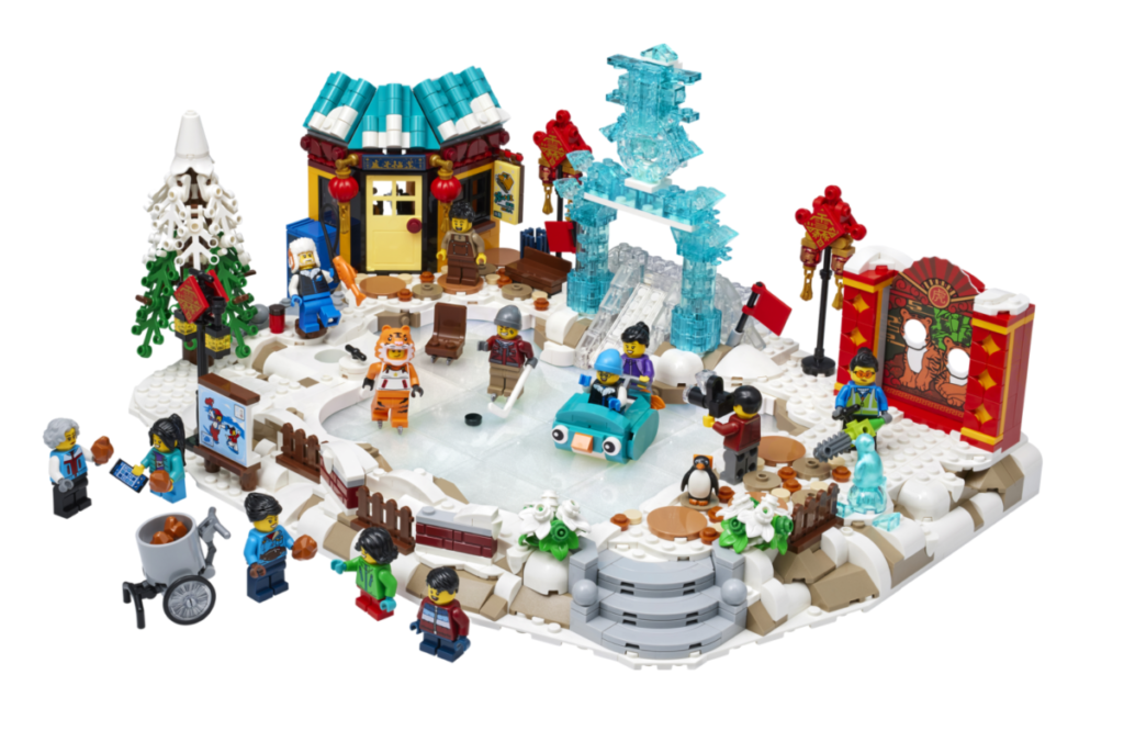 LEGO Chinese New Year 80109 Lunar New Year Ice Festival contents 1024x676