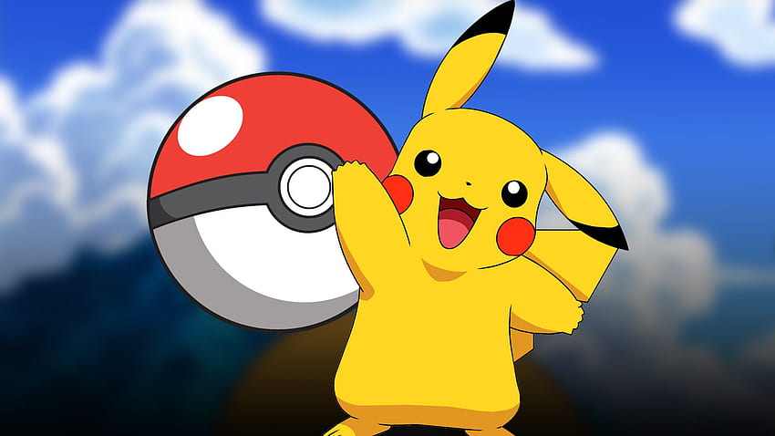 Pikachu and Pokeball
