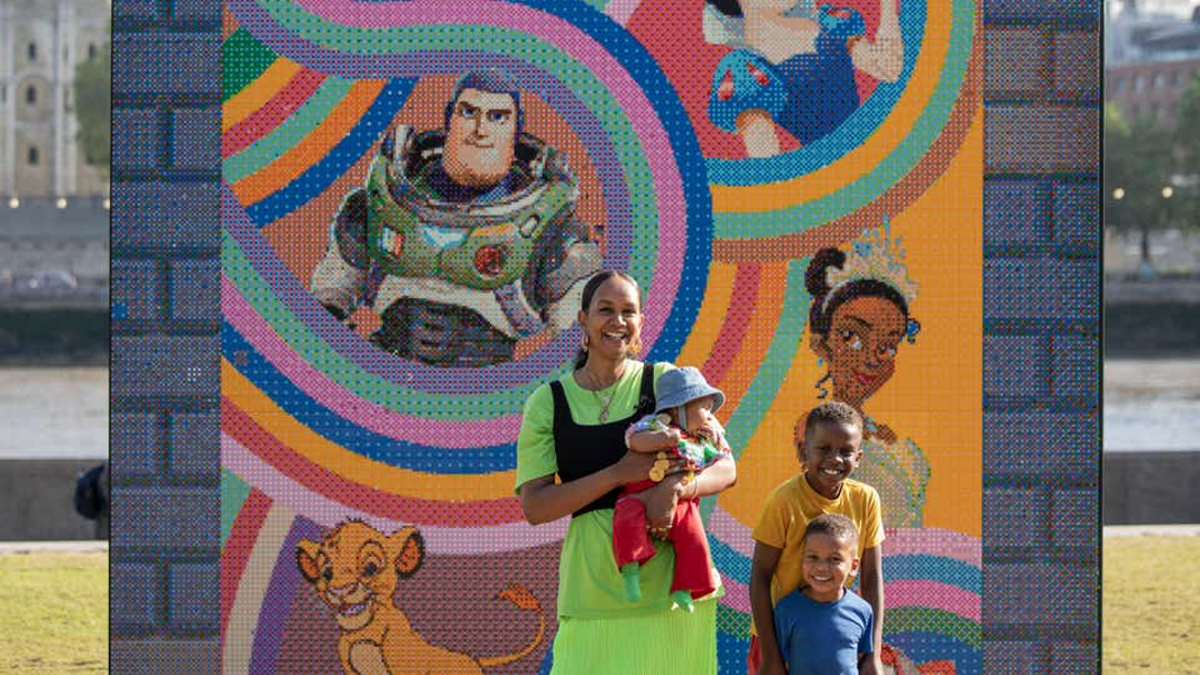 LEGO Disney murals inspired by artist's personal life