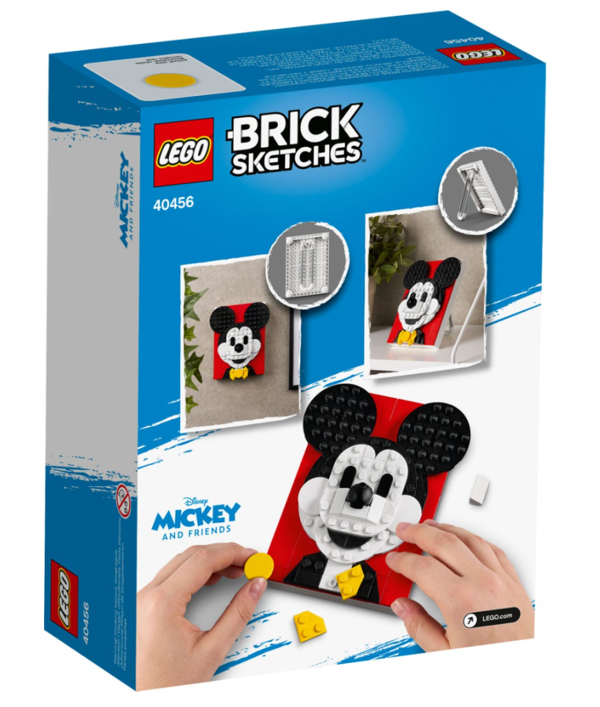 lego 40456 Mickey Mouse box back