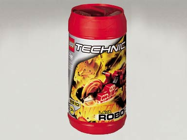 8510 lava roboriders lego canister