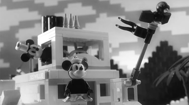 LEGO Ideas Disney 21317 Steamboat Willie stop motion animation collection