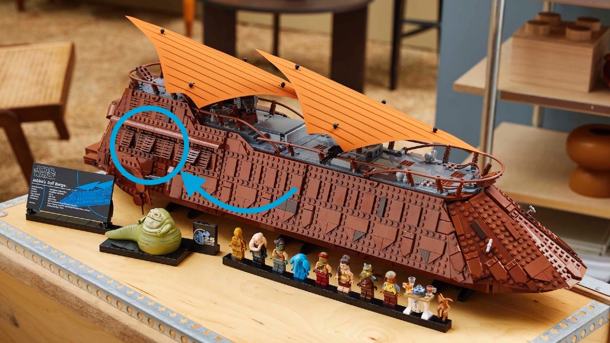 LEGO explains why Jabba’s Sail Barge doesn’t have more opening windows