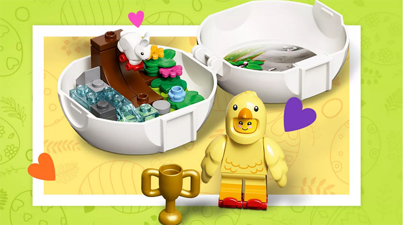 LEGO Easter promotion offers free 853958 Chicken Skater Pod set