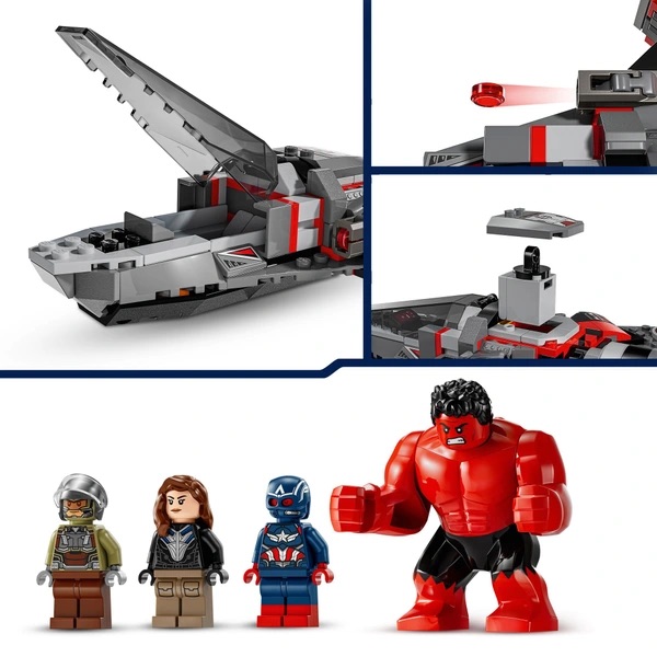 LEGO Marvel 76292 Captain America vs. Red Hulk Battle 5