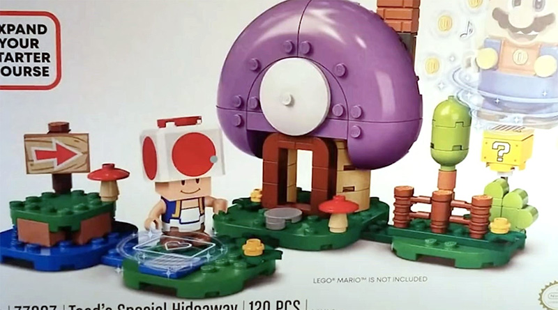 LEGO Super Mario 77907 Toad’s Special Hideaway revealed