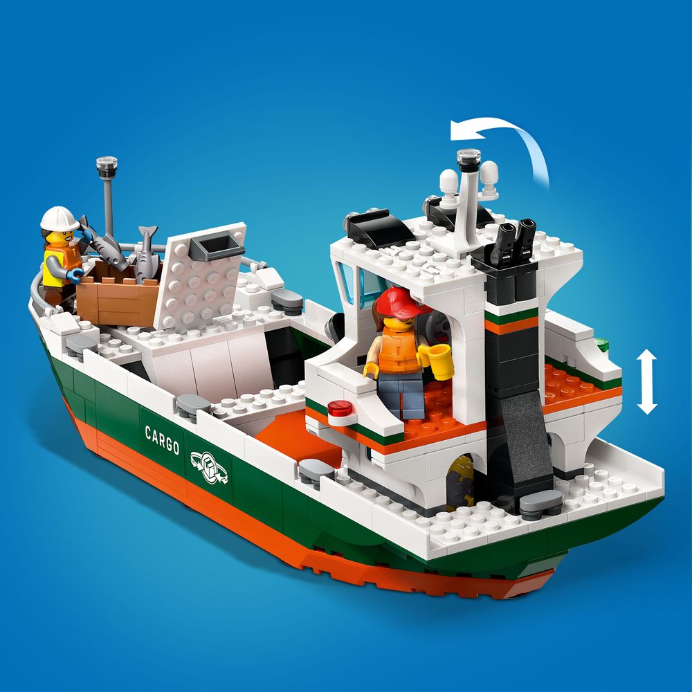 LEGO City 60422 Seaside Harbour with Cargo Ship 4