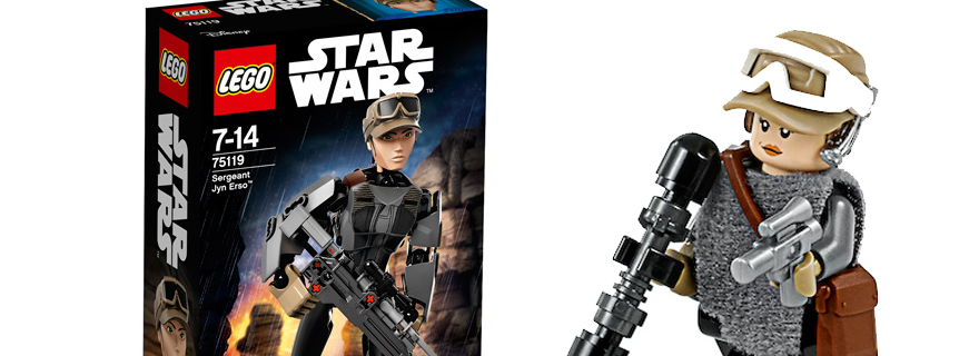 LEGO Star Wars Jyn Erso is ready to rebel