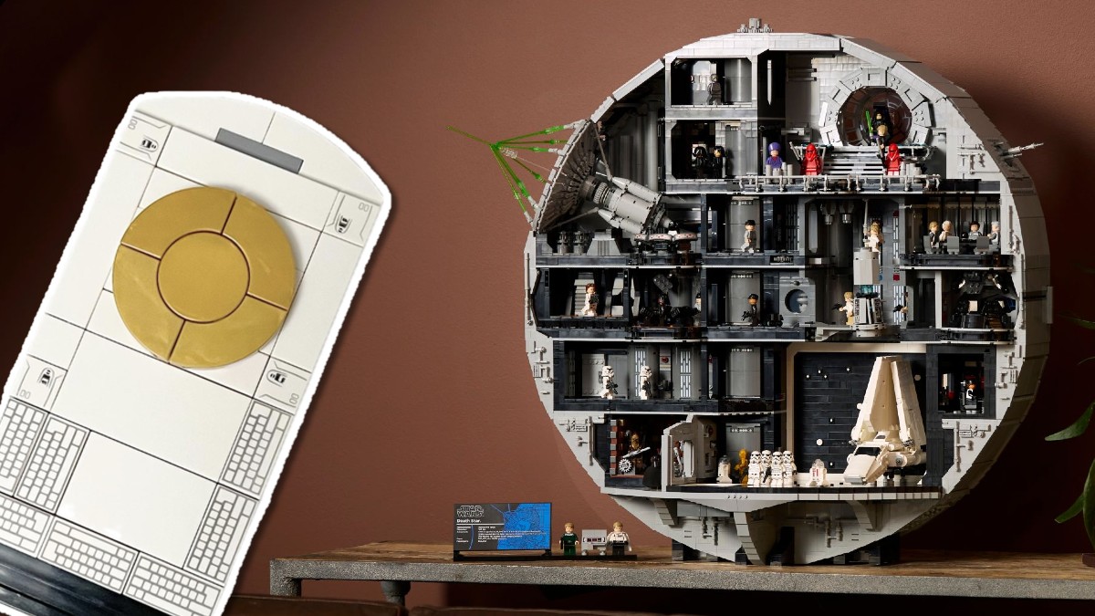 Even LEGO Star Wars 75419 Death Star's instructions are an Easter egg