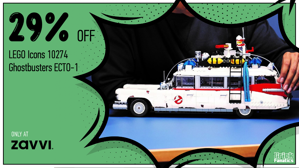 Grab a huge 29% off LEGO Icons 10274 Ghostbusters ECTO-1