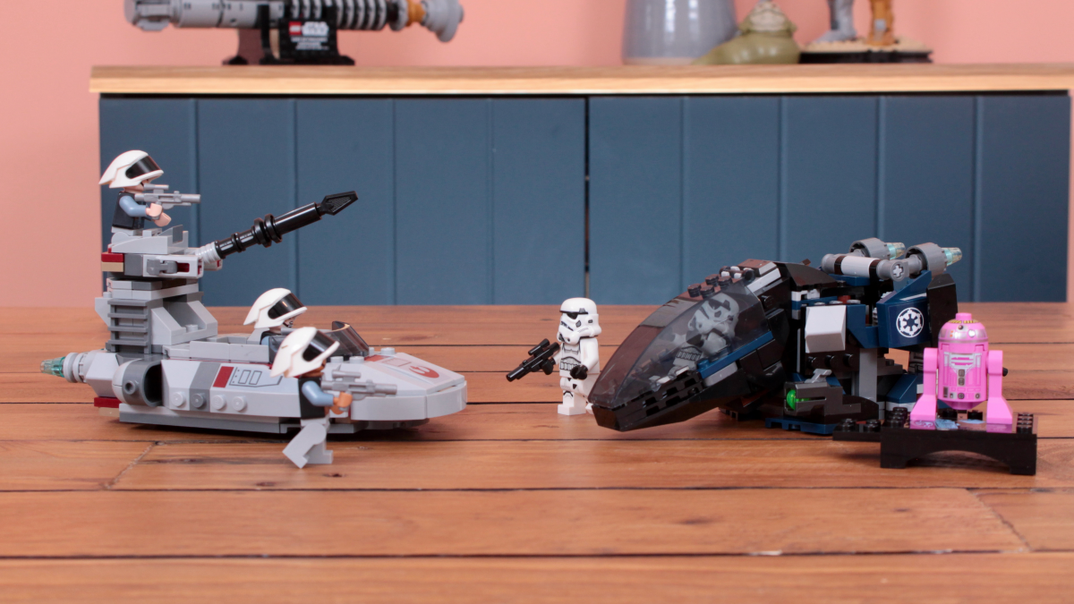 LEGO Star Wars 40755 Imperial Dropship vs. Rebel Scout Speeder review