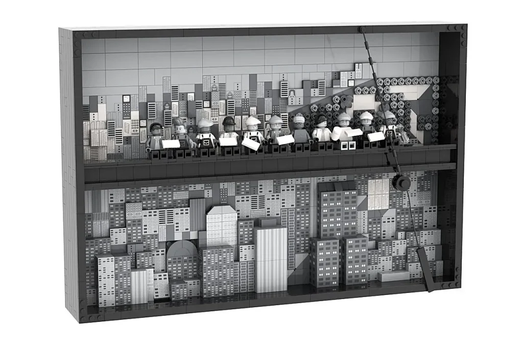 LEGO Ideas Lunch Atop a Skyscraper 3 1024x682