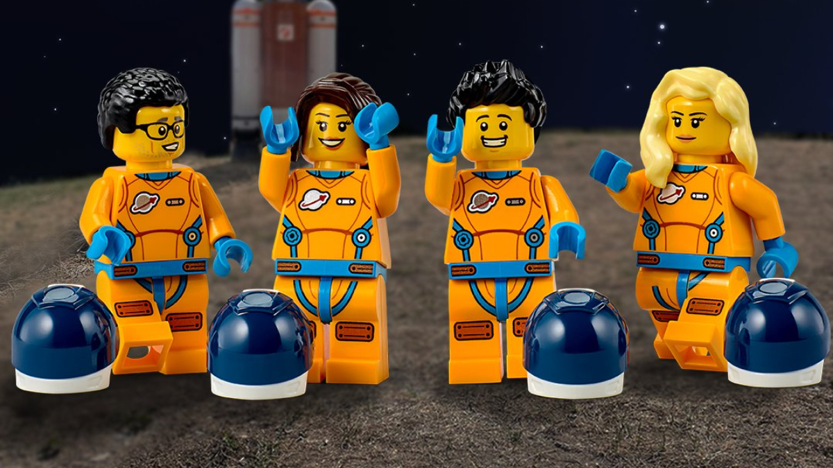 The LEGO Group’s astronauts have finally blasted into space