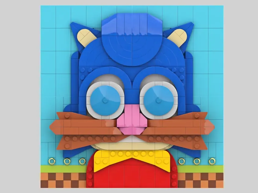 LEGO Ideas ROBOTNIK SONIC BRICKSKETCH forestron II