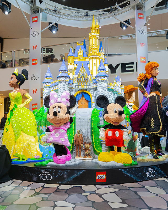 LEGO Disney supersized Cinderellas Castle build 2