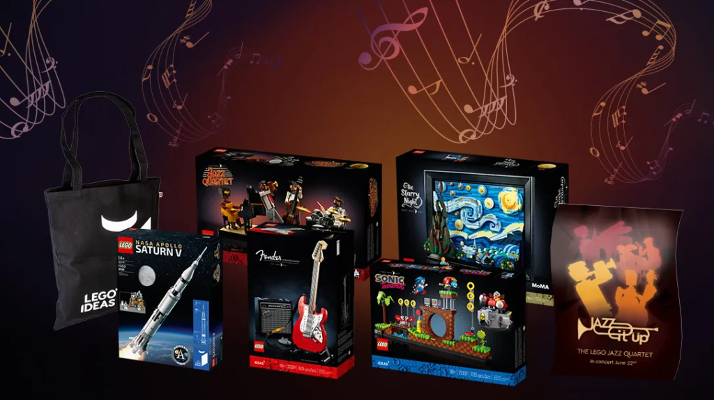 LEGO Ideas Jazz Quartet poster contest prizes 1 1024x575