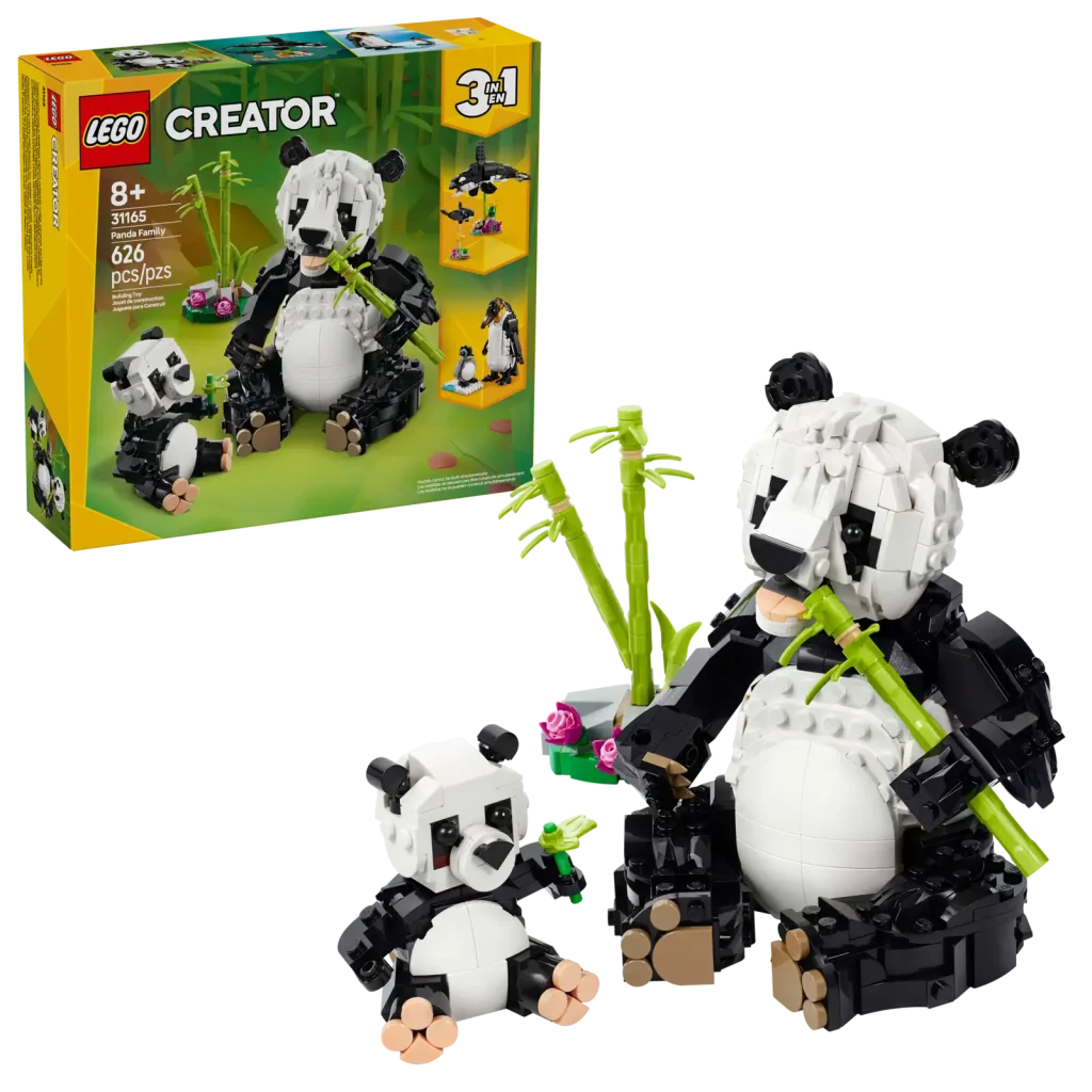 LEGO Creator 31165 Wild Animals Panda Family 2 1024x1024