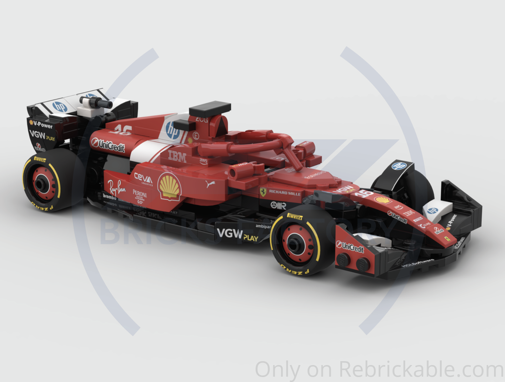 f1 sf 25 pit lane bricks factory