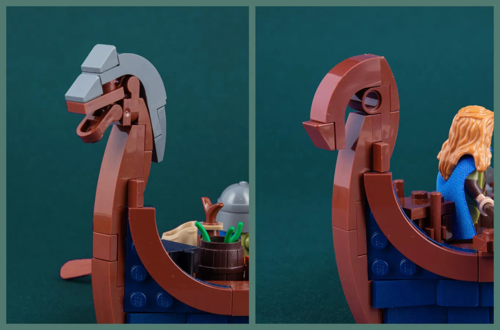 LEGO Ideas Viking longship figurehead