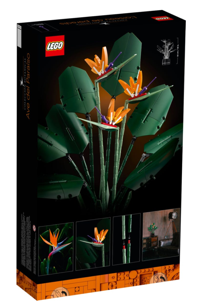 LEGO 10289 Bird of Paradise box back