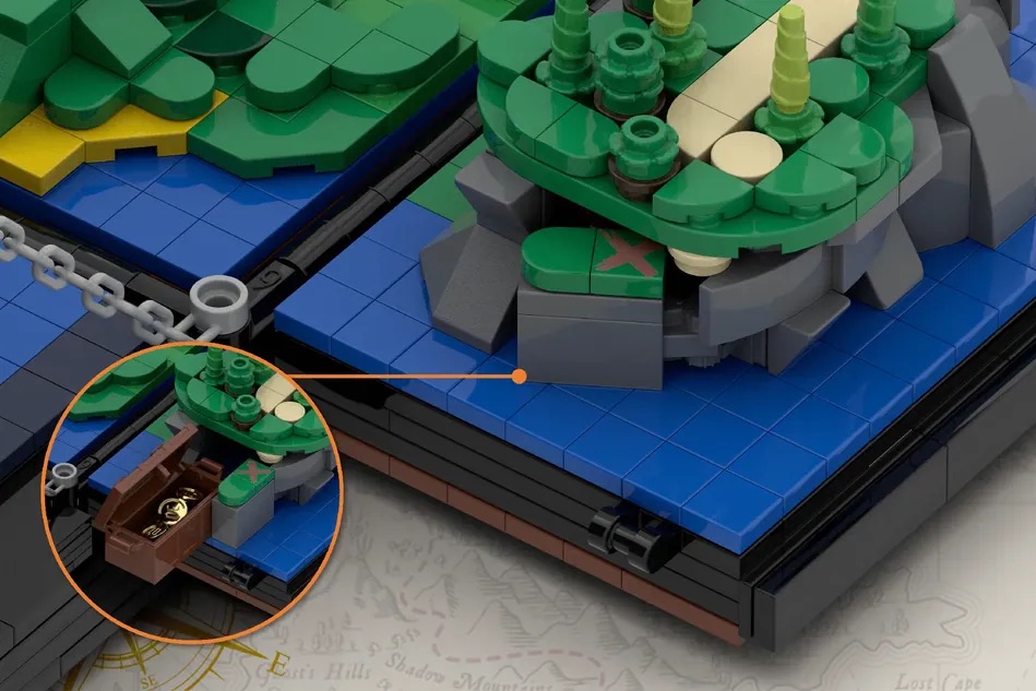 LEGO Ideas Pirate Treasure Chest 6