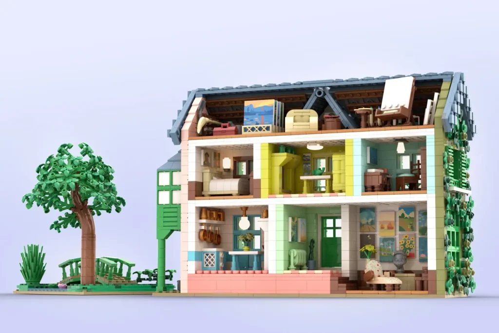 LEGO Ideas Claude Monets House 2 1024x683
