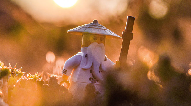 Brick Pic of the Day: Sunset for the Sensei