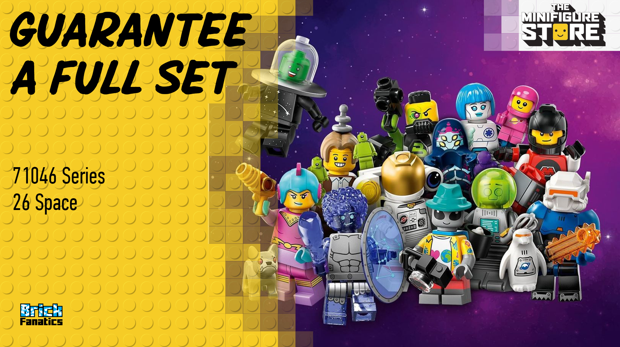 Pre-order a box of 36 LEGO Series 26 Minifigures to guarantee the full set