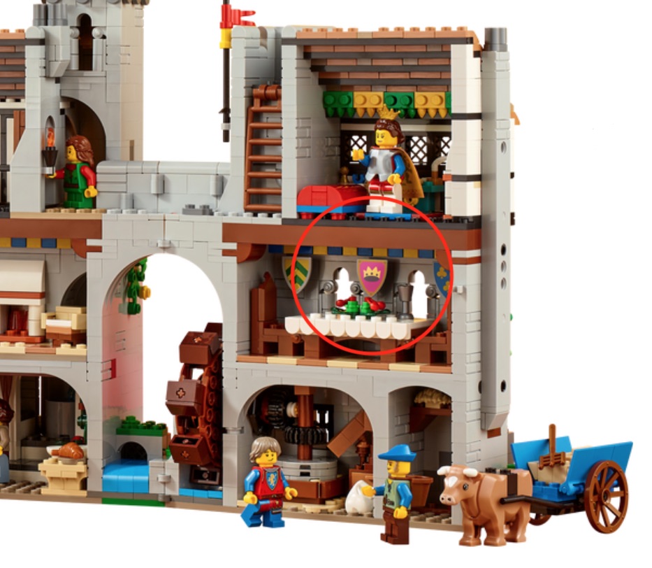 10305 Lion Knights Castle shield