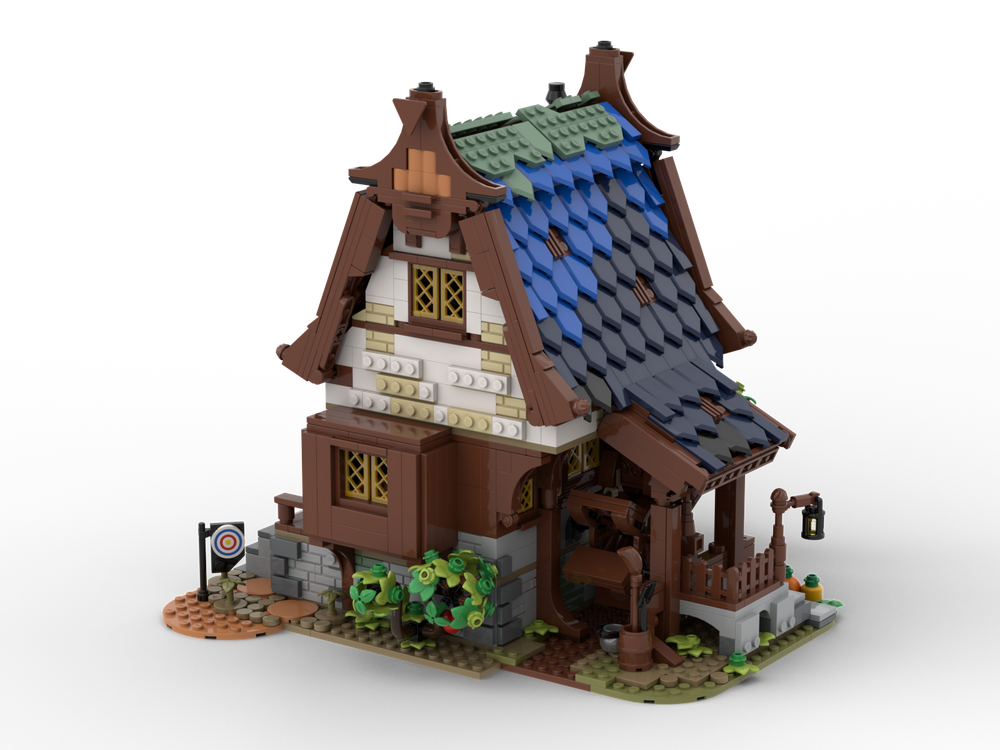 LEGO 21325 medieval blacksmith watermill gr33tje13 rebrickable