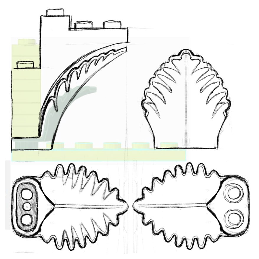 Wes Talbot LEGO Friends plant pieces2