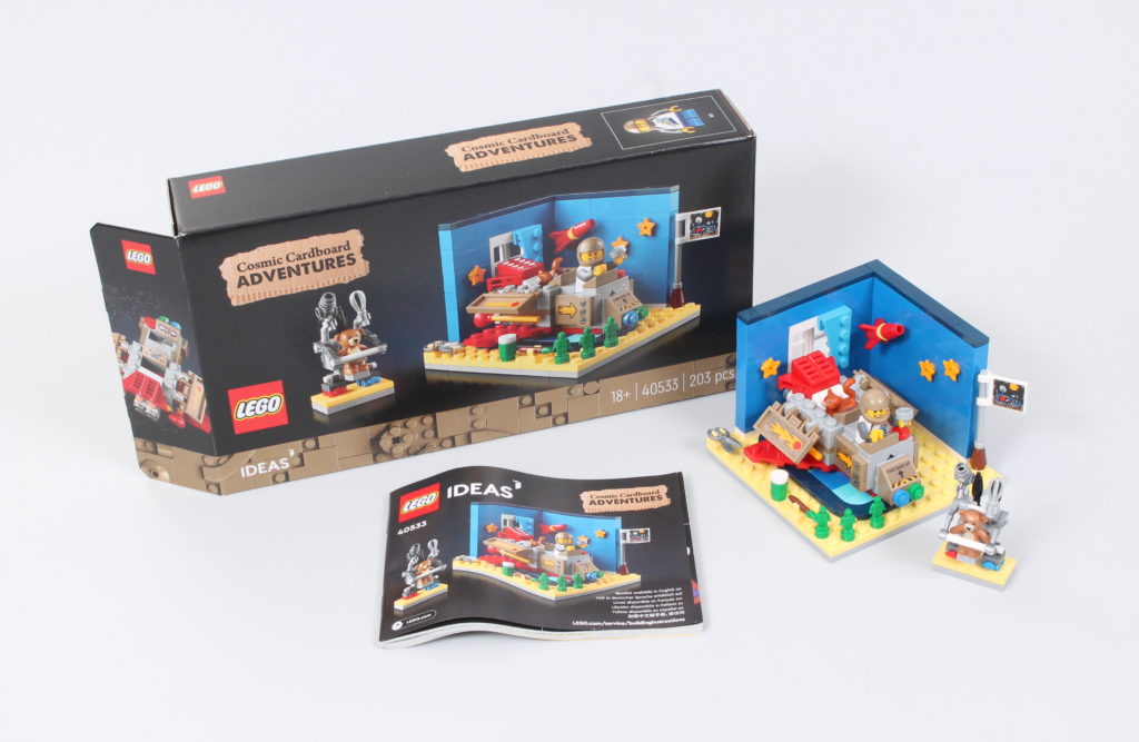 LEGO Ideas 40533 Cosmic Cardboard Adventures gift with purchase review 2 1024x667