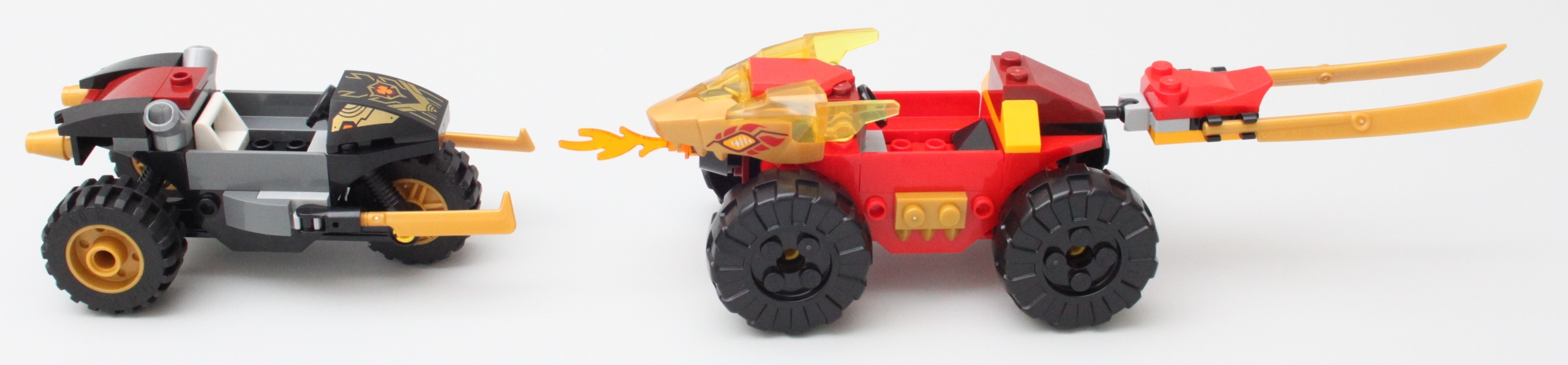 LEGO NINJAGO 71789 Kai and Rass Car and Bike Battle review 12 scaled