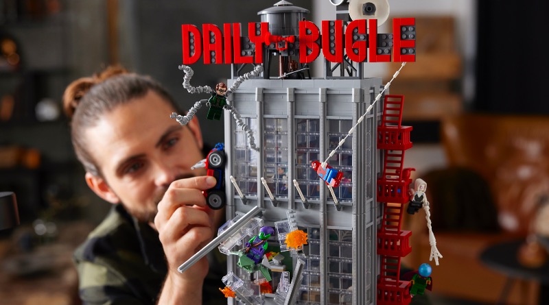 Swing on over to the LEGO Marvel 76178 Daily Bugle designer video