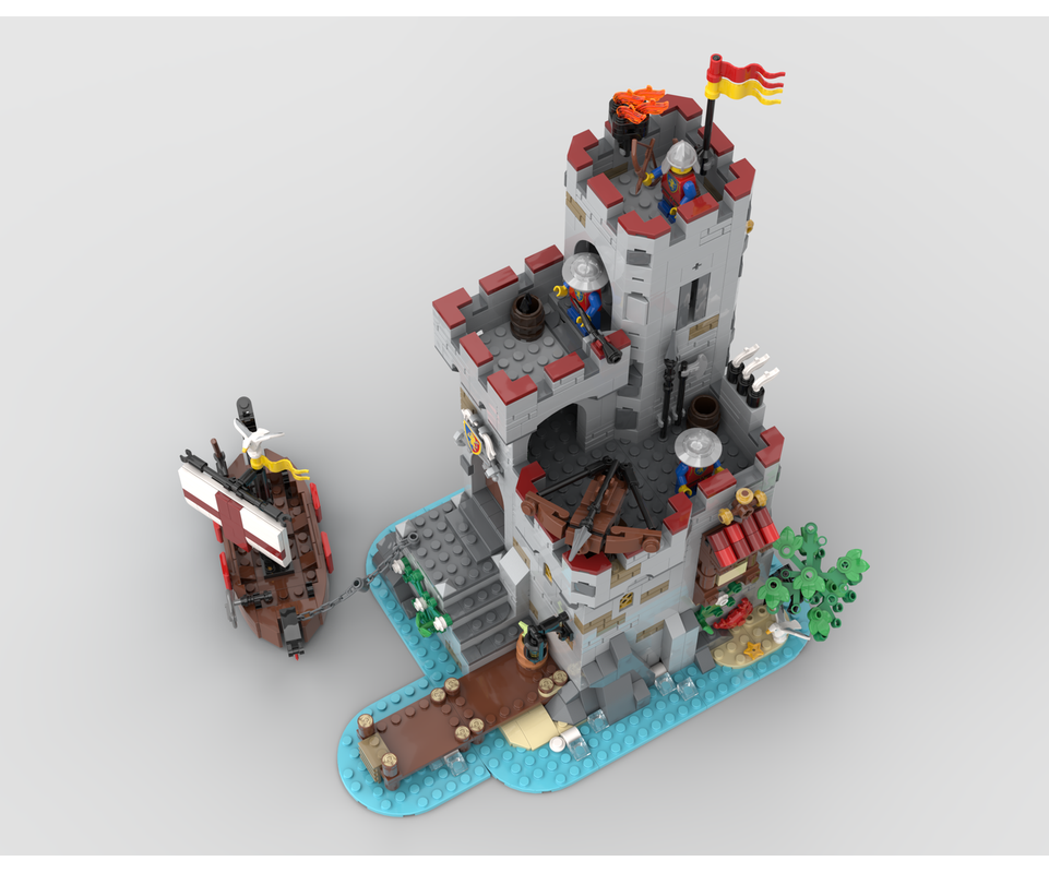 LEGO Medieval Seaside Market Tower 3