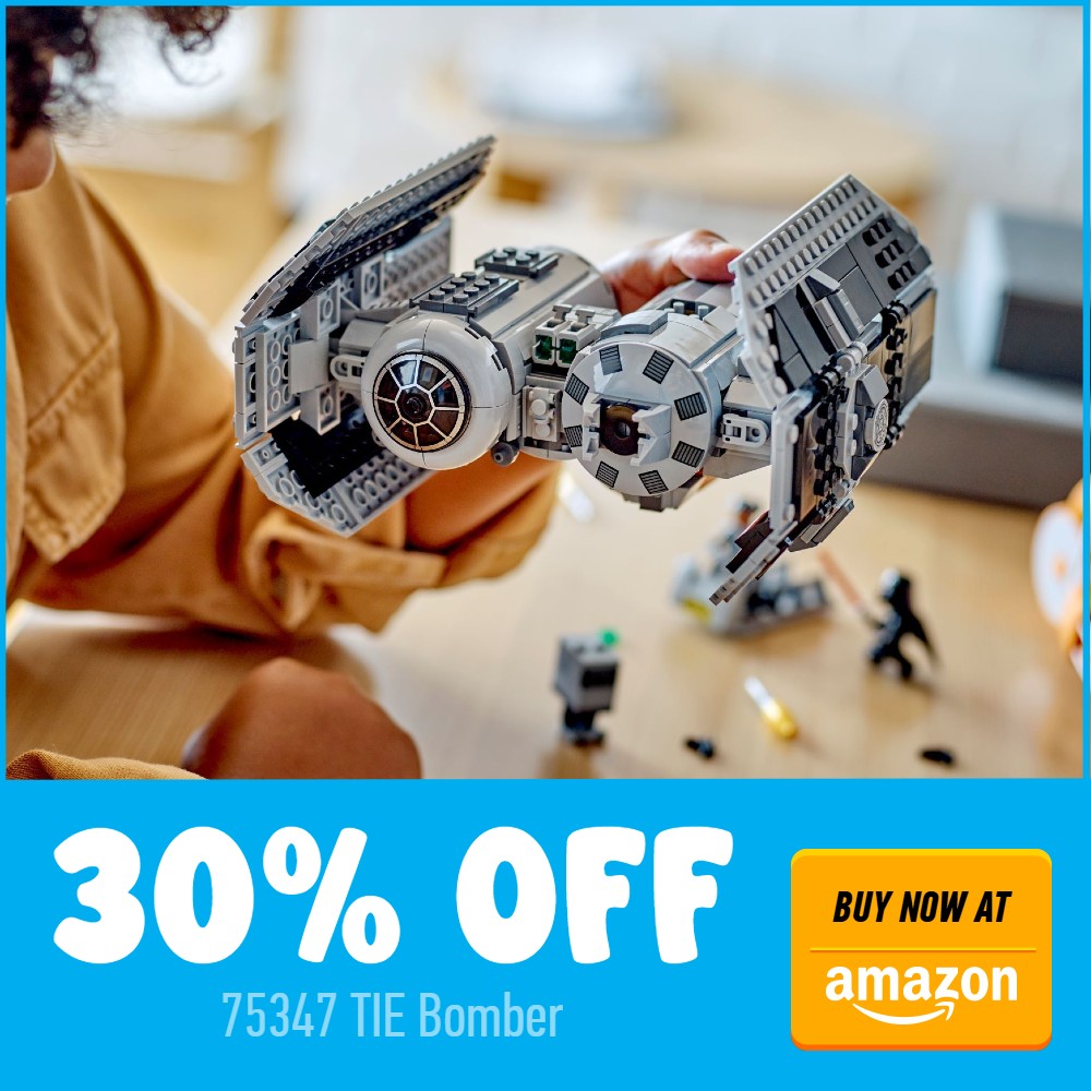 lego star wars 75347 tie bomber 30 off deal card blue amazon