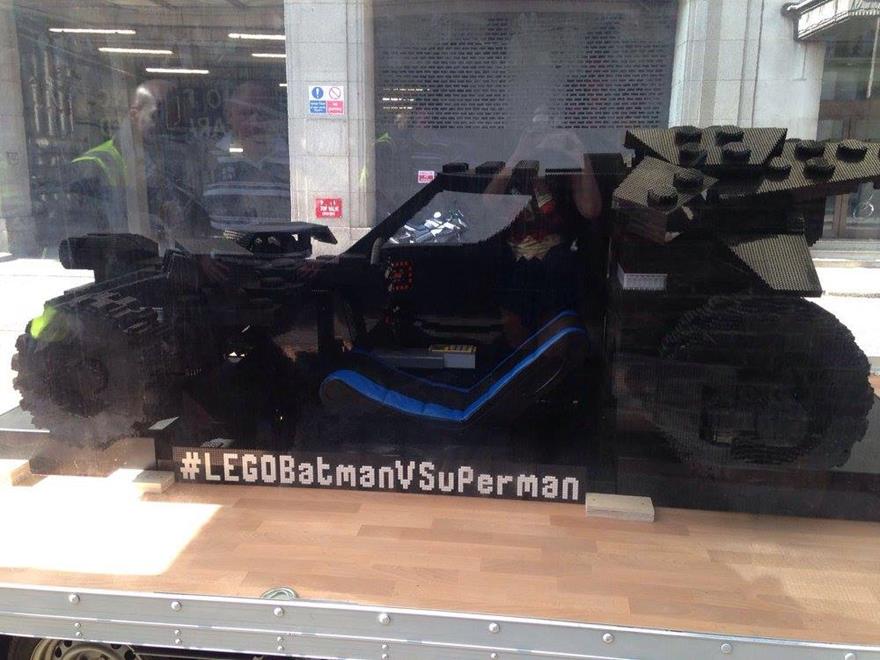 Lifesize LEGO Batman - Batmobile Dawn Of Justice.