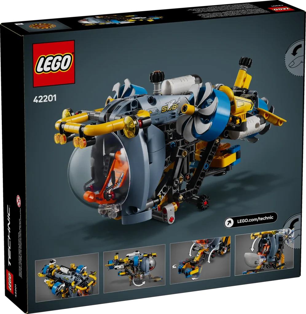 LEGO Technic 42201 Deep Sea Research Submarine 2 996x1024