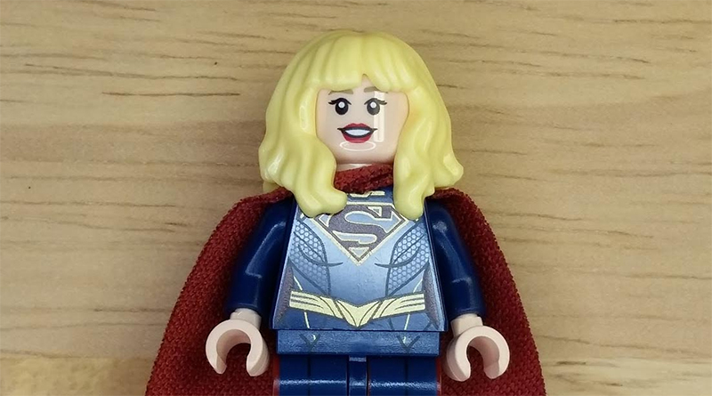 First look at LEGO DC FanDome Supergirl minifigure