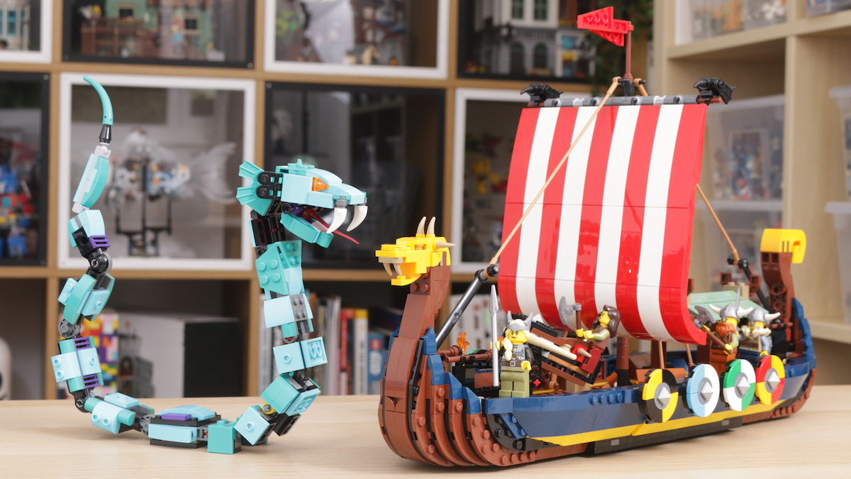 LEGO Creator 3-in-1 31132 Viking Ship and the Midgard Serpent review