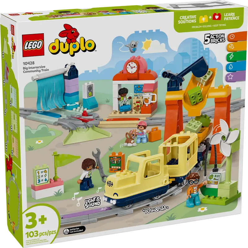 LEGO DUPLO 10428 Big Interactive Community Train Box