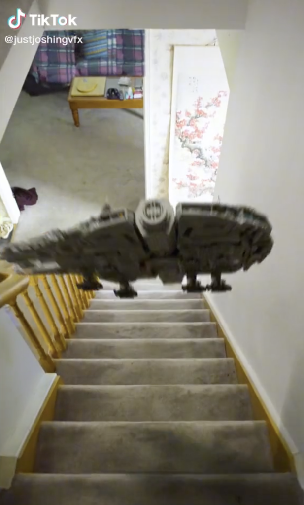TIKTOK LEGO Star Wars 75192 Millennium Falcon VFX stunt 1 617x1024