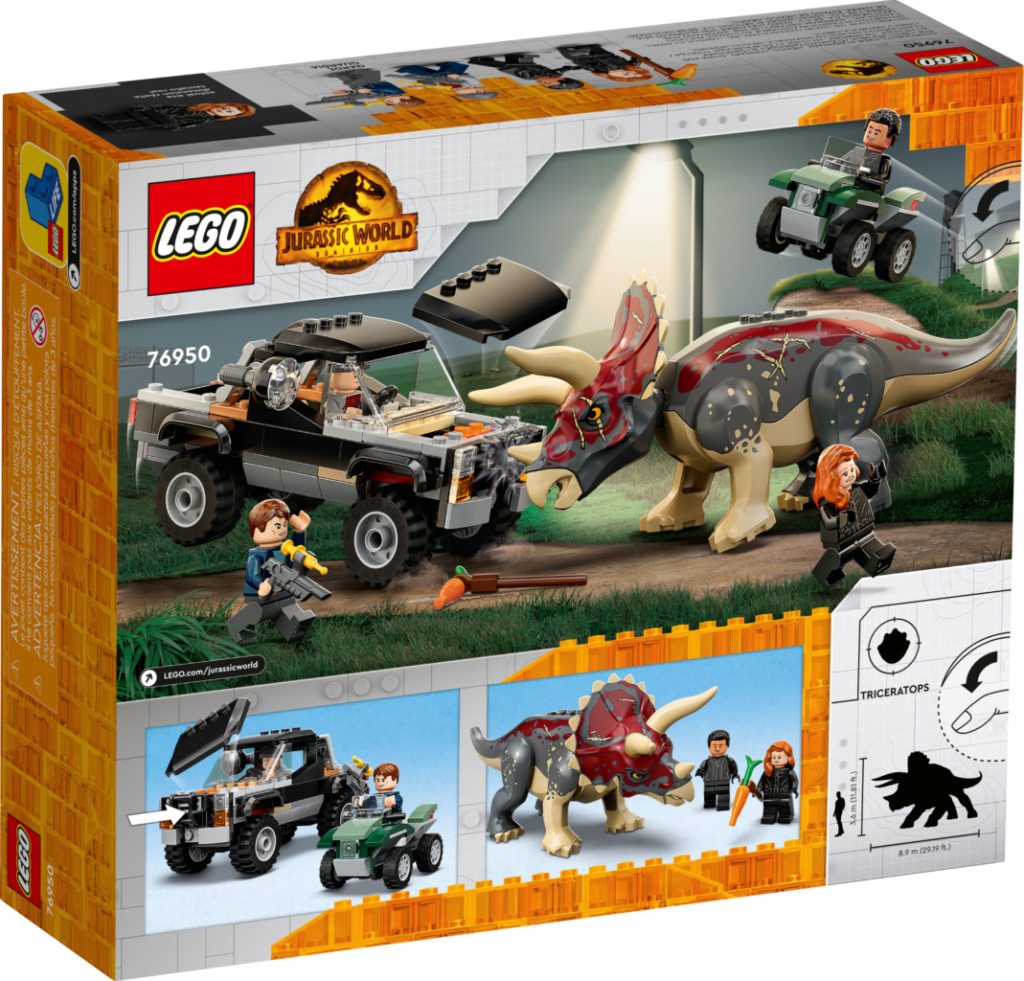 LEGO Jurassic World 76950 Triceratops Pick up Truck Ambush 6 1024x981