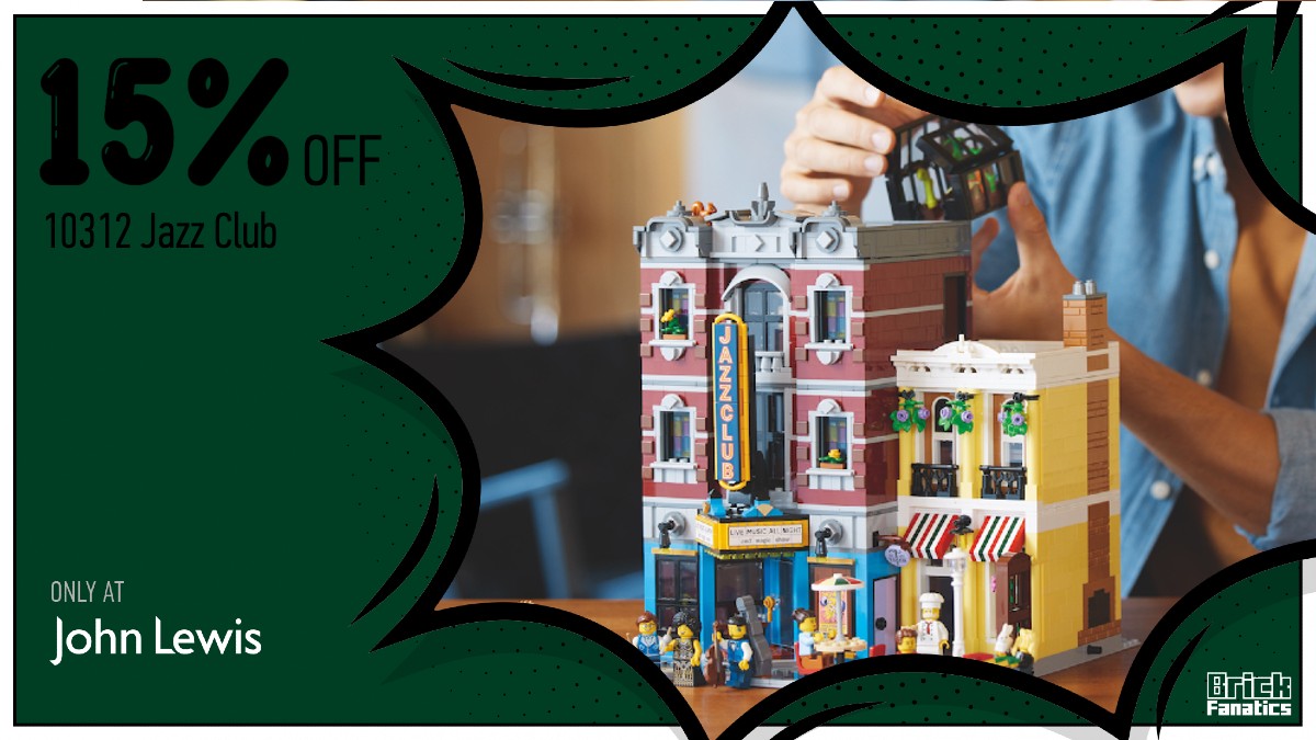 Massive 15% off LEGO Icons 10312 Jazz Club at John Lewis