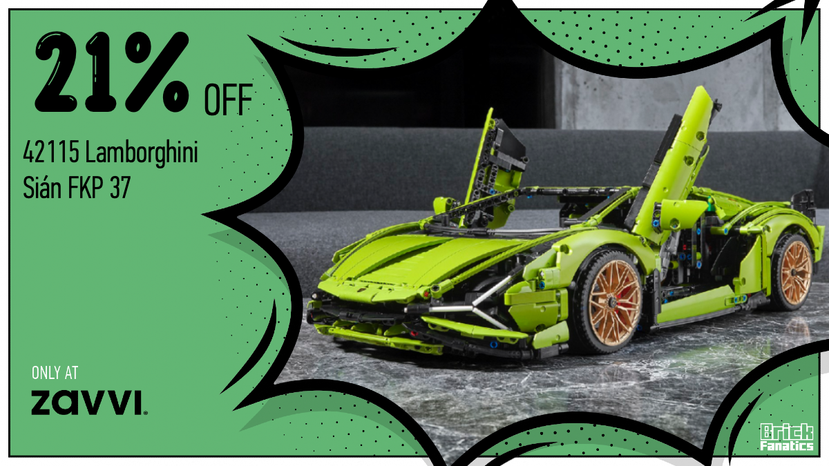 LEGO Technic 42115 Lamborghini Sián FKP 37 races in with huge Zavvi discount