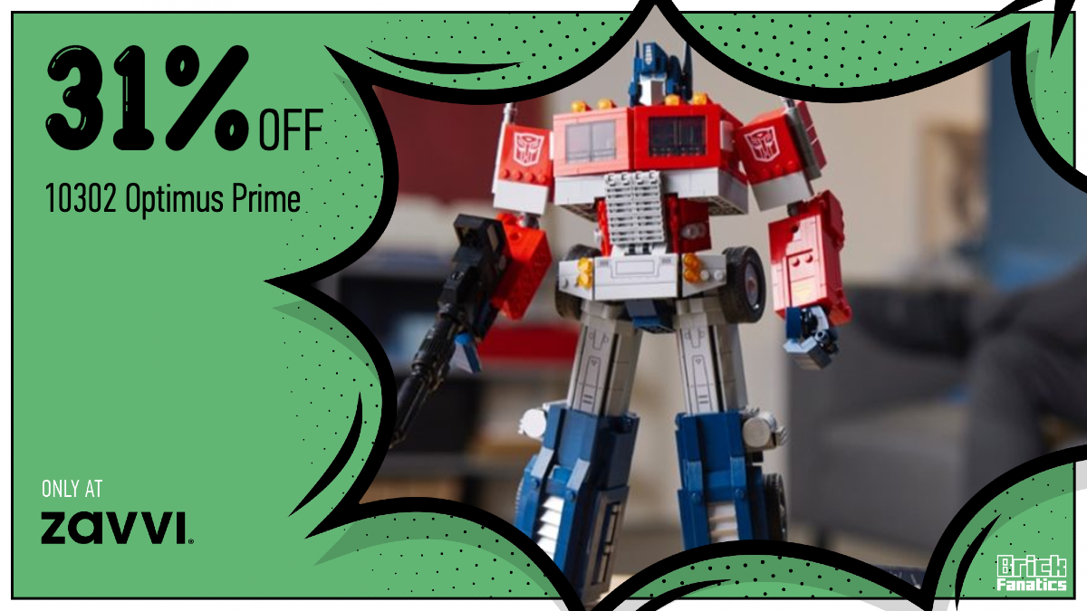 New sale at Zavvi includes even bigger discount on LEGO Icons 10302 Optimus Prime