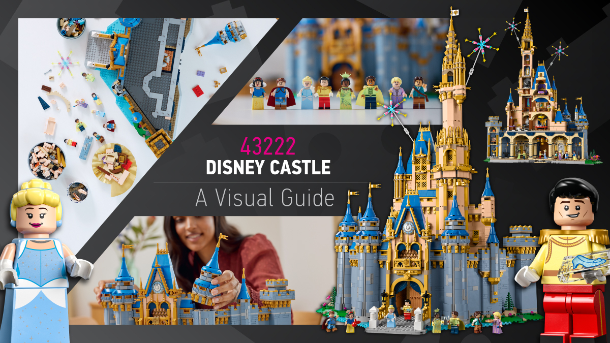 LEGO Disney 43222 Disney Castle visual guide and gallery